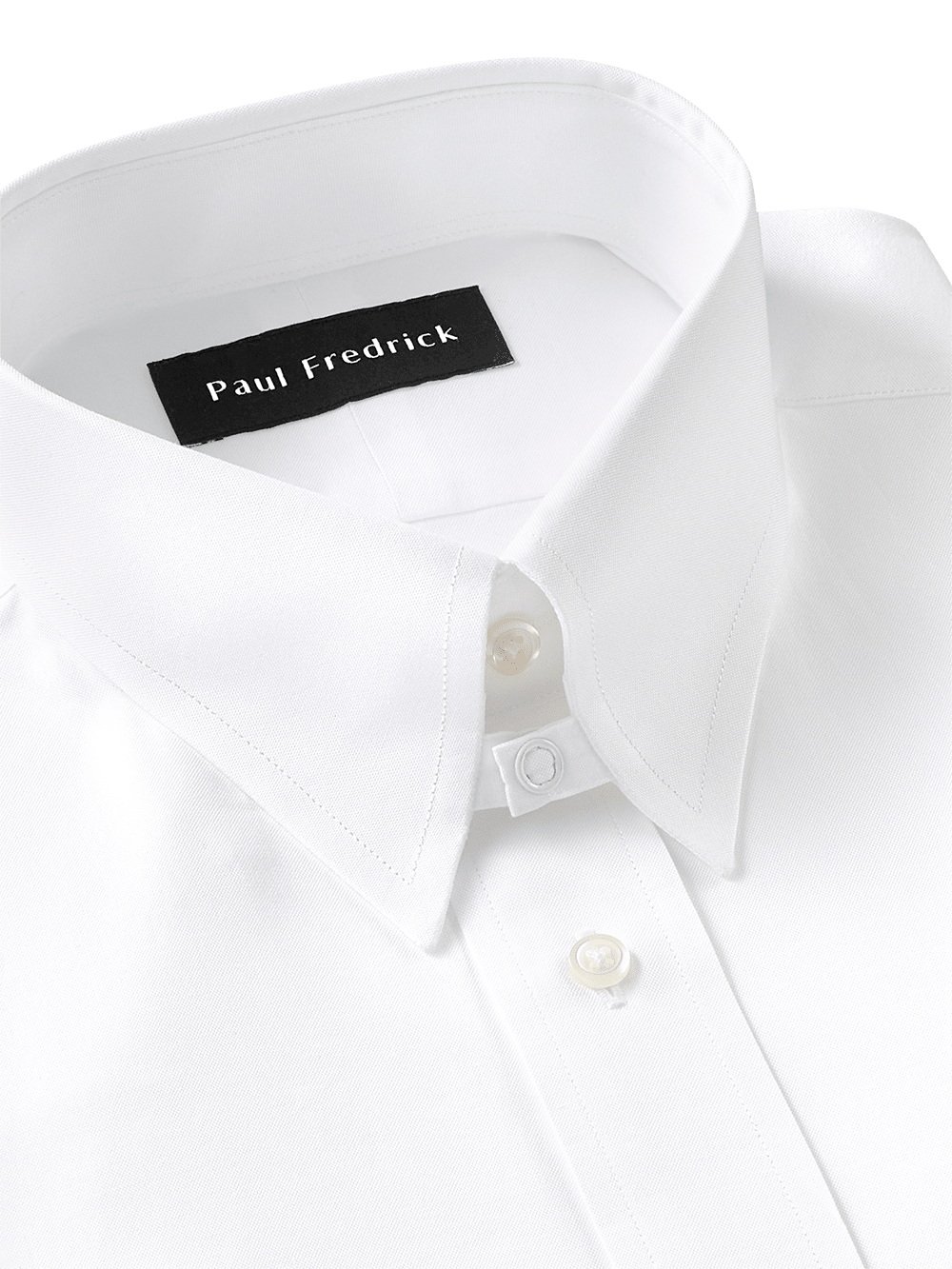 Alternate Image of Pure Cotton Pinpoint Solid Color Snap Tab Collar Dress Shirt-2