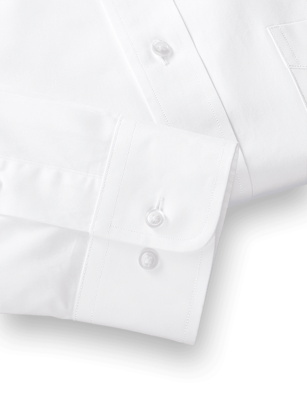 Alternate Image of Pure Cotton Broadcloth Solid Color Spread Collar Dress Shirt-3
