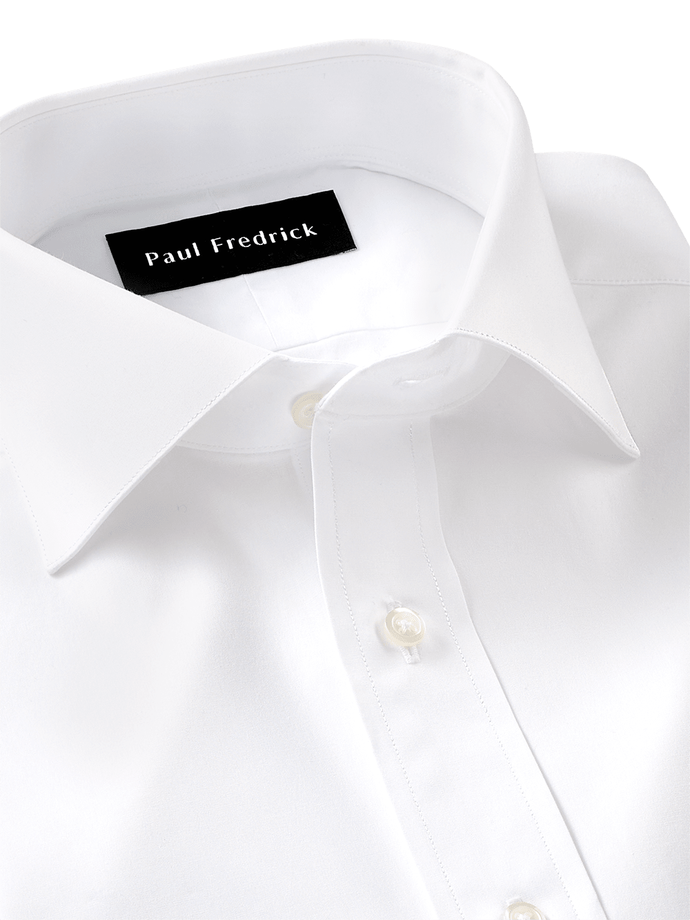 Alternate Image of Pure Cotton Broadcloth Solid Color Cutaway Spread Collar Dress Shirt-2