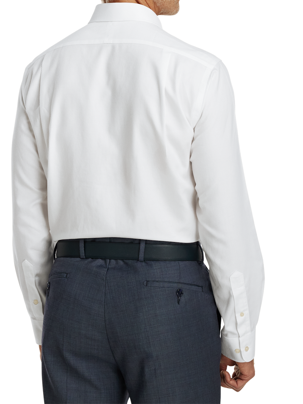 Alternate Image of Non-iron Cotton Twill Spread Collar Dress Shirt-4