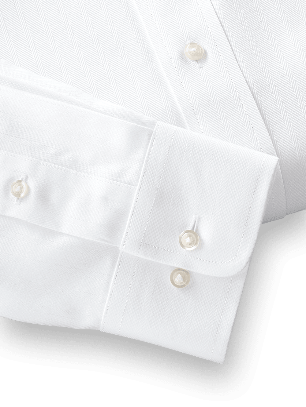 Alternate Image of Non-iron Cotton Herringbone Point Collar Dress Shirt-3