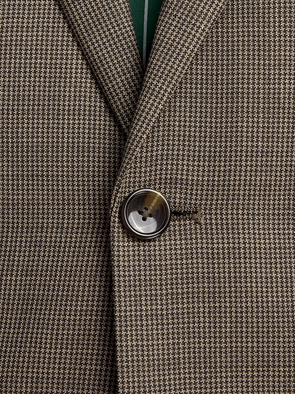 Alternate Image of Wool Stretch Micro Check Single Breasted Peak Lapel Suit-4
