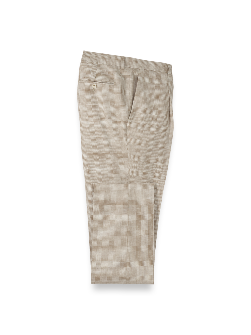 Alternate Image of Linen Blend Plaid Peak Lapel Suit-8