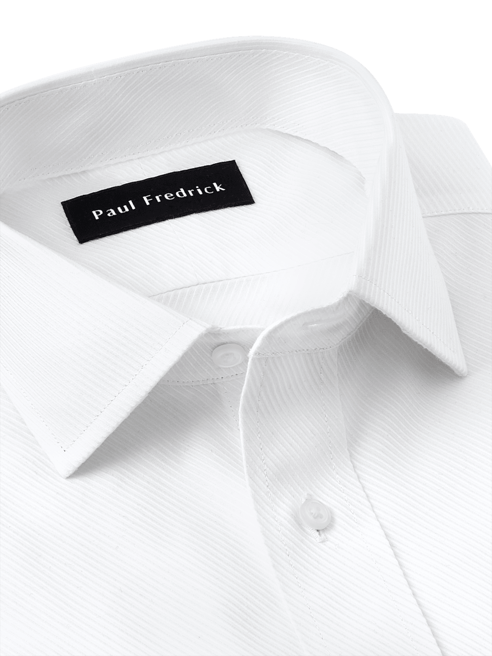 Alternate Image of Non-iron Cotton Twill Spread Collar French Cuff Dress Shirt-6