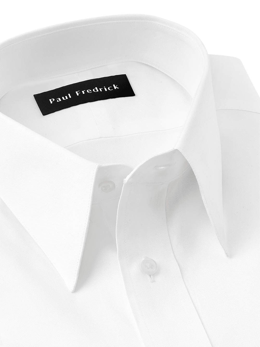 Alternate Image of Pure Cotton Pinpoint Edge-stitched Straight Collar French Cuff Dress Shirt-3