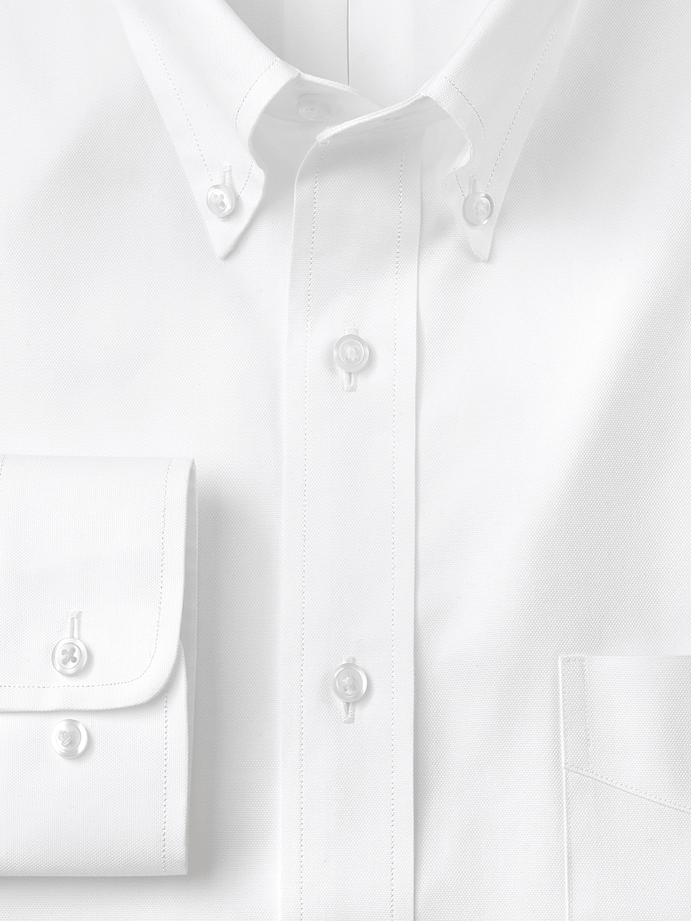 Alternate Image of Superfine Egyptian Cotton Solid Color Button Down Collar Dress Shirt-1