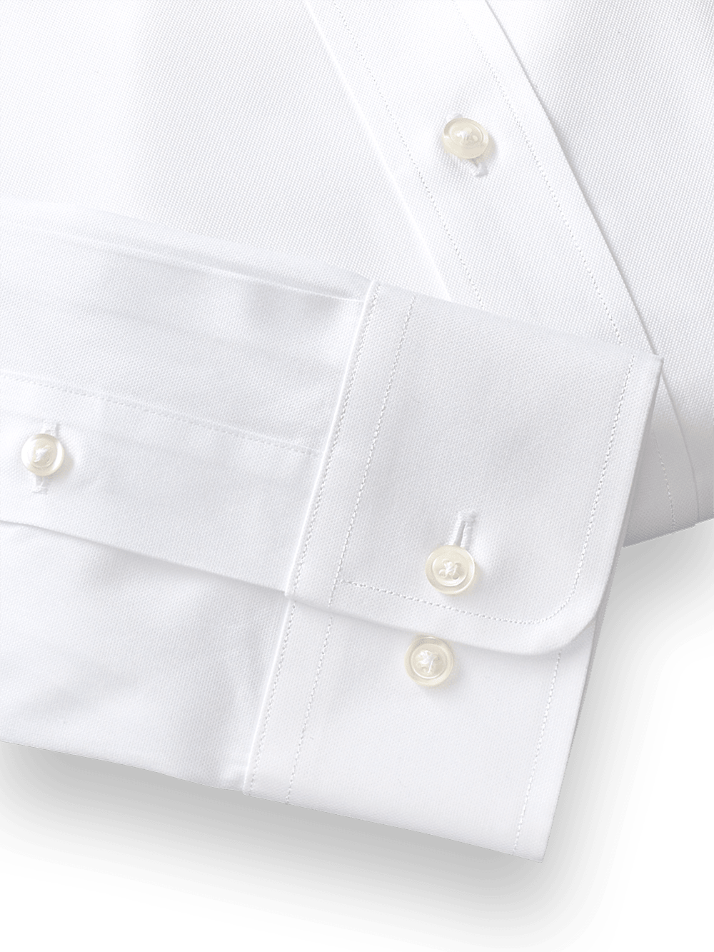 Alternate Image of Slim Fit Superfine Egyptian Cotton Solid Color Straight Collar Dress Shirt-3