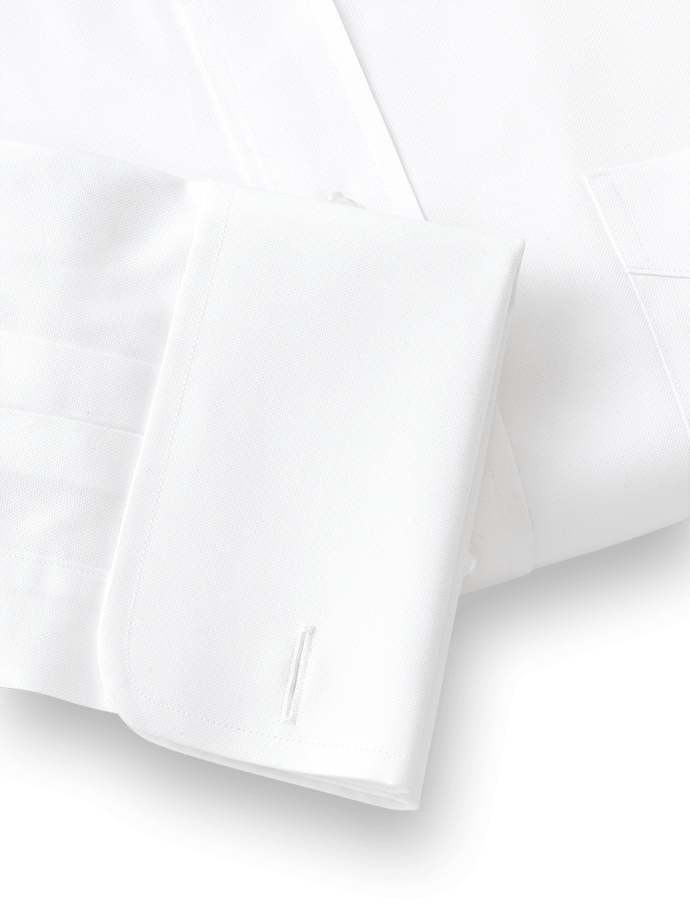 Alternate Image of Slim Fit Superfine Egyptian Cotton Solid Straight Collar French Cuff Dress Shirt�-4