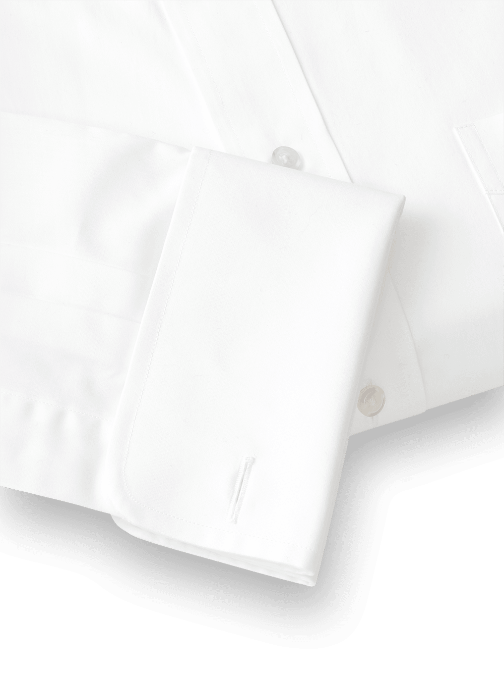 Alternate Image of Pure Cotton Broadcloth Spread Collar French Cuff Dress Shirt-4