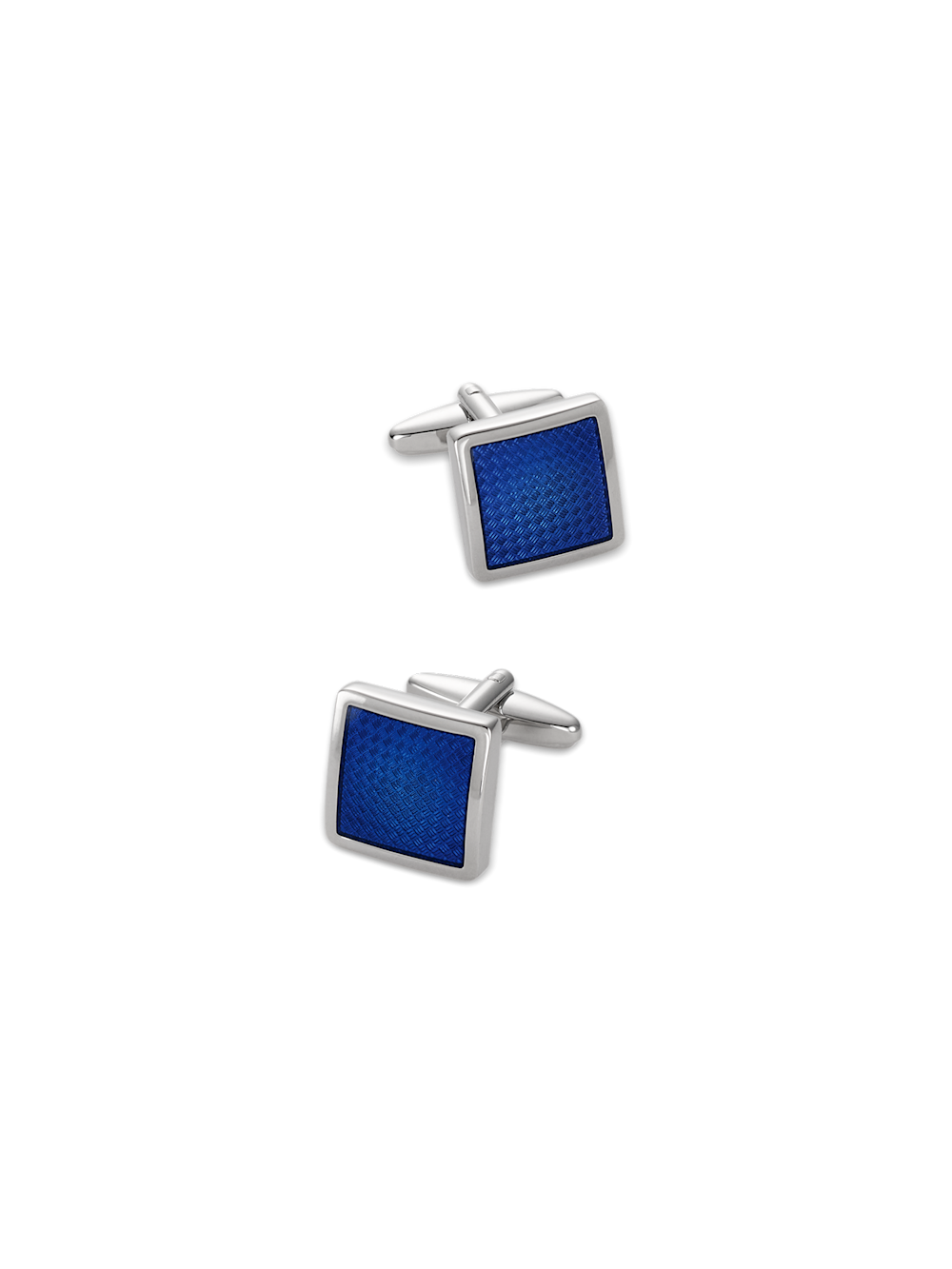 Product Image of Enamel Square Cufflink-Blue
