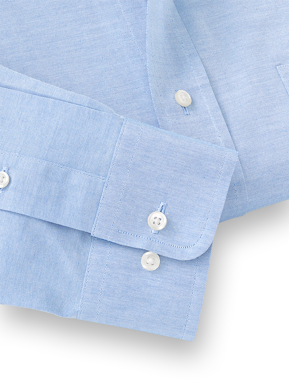 Alternate Image of Pure Cotton Solid Dress Shirt With Contrast Trim-3
