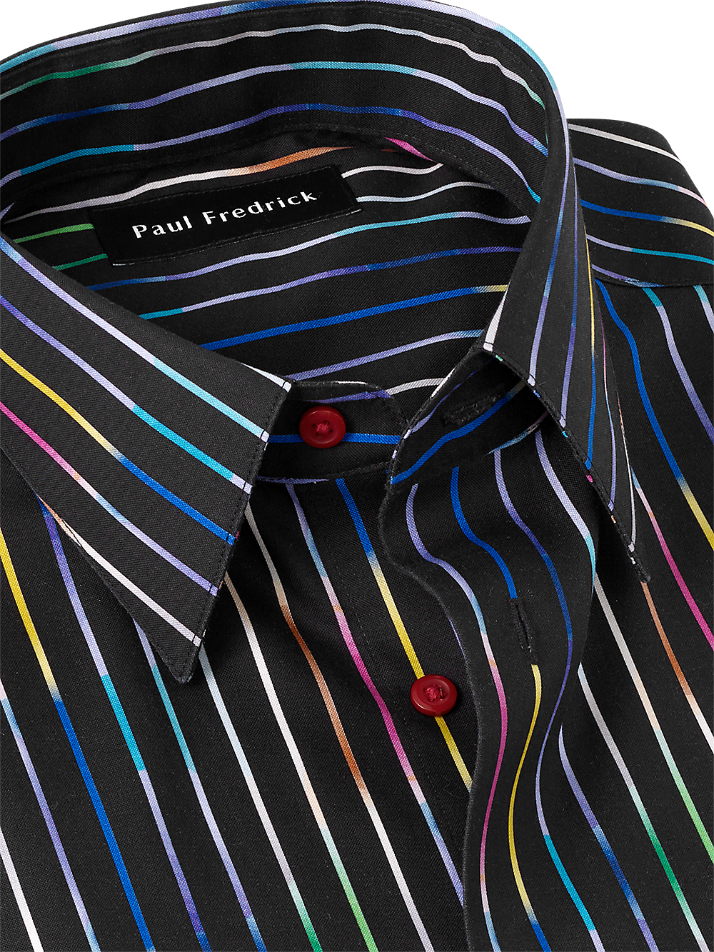 Alternate Image of Non-iron Cotton Stripe Dress Shirt-3