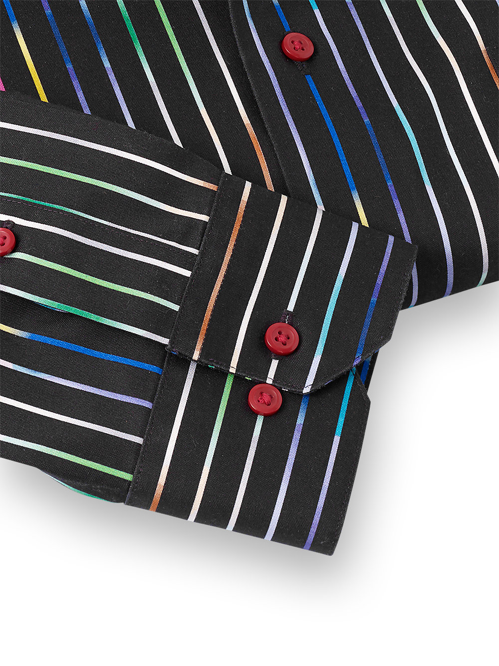 Alternate Image of Non-iron Cotton Stripe Dress Shirt-4