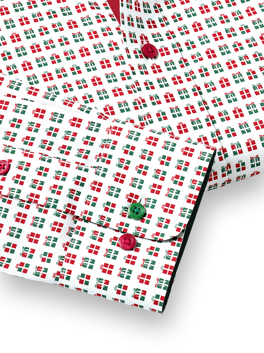 Alternate Image of Non-iron Cotton Presents Dress Shirt With Contrast Trim-3
