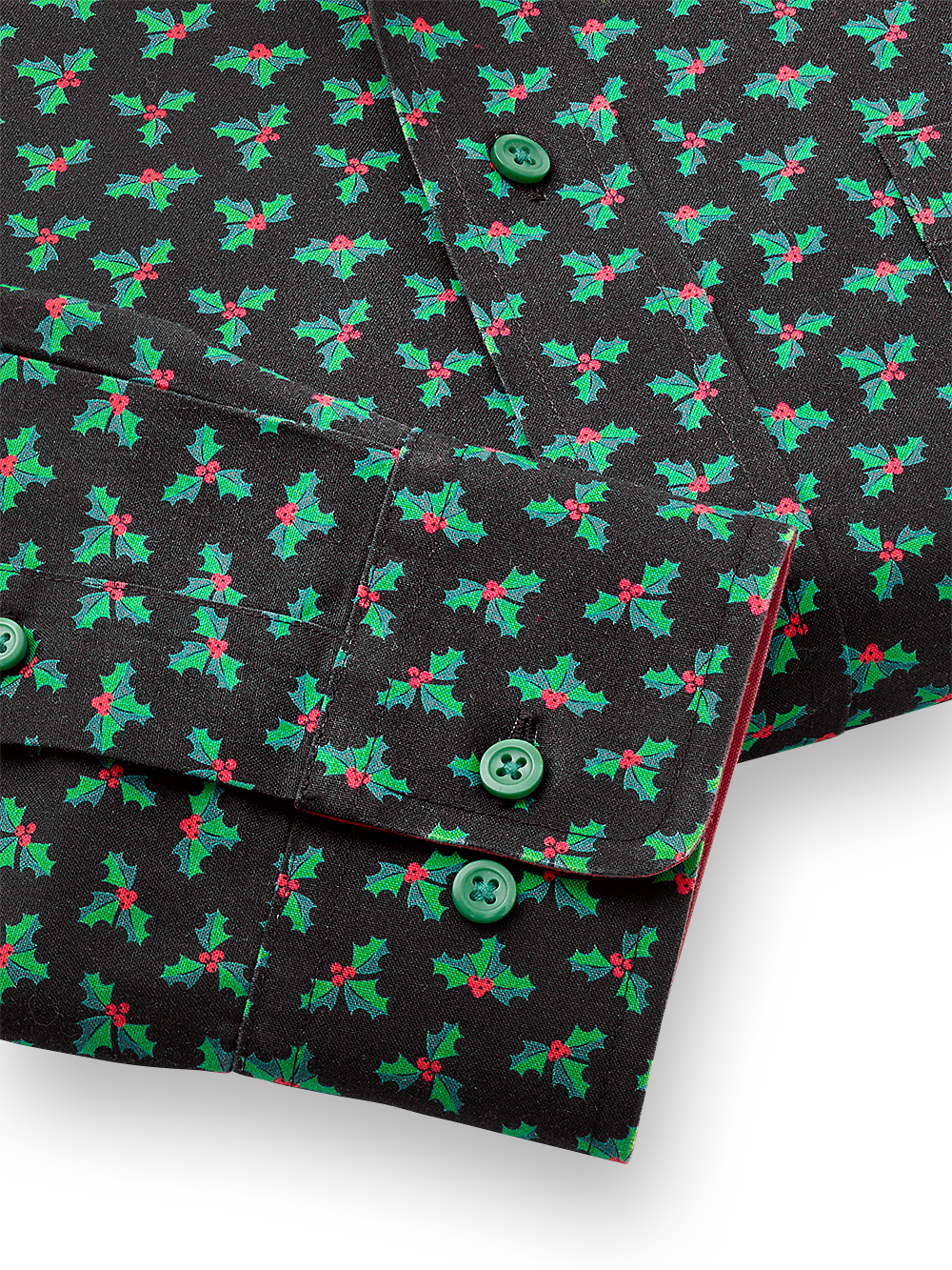 Alternate Image of Non-iron Cotton Holly Dress Shirt With Contrast Trim-3