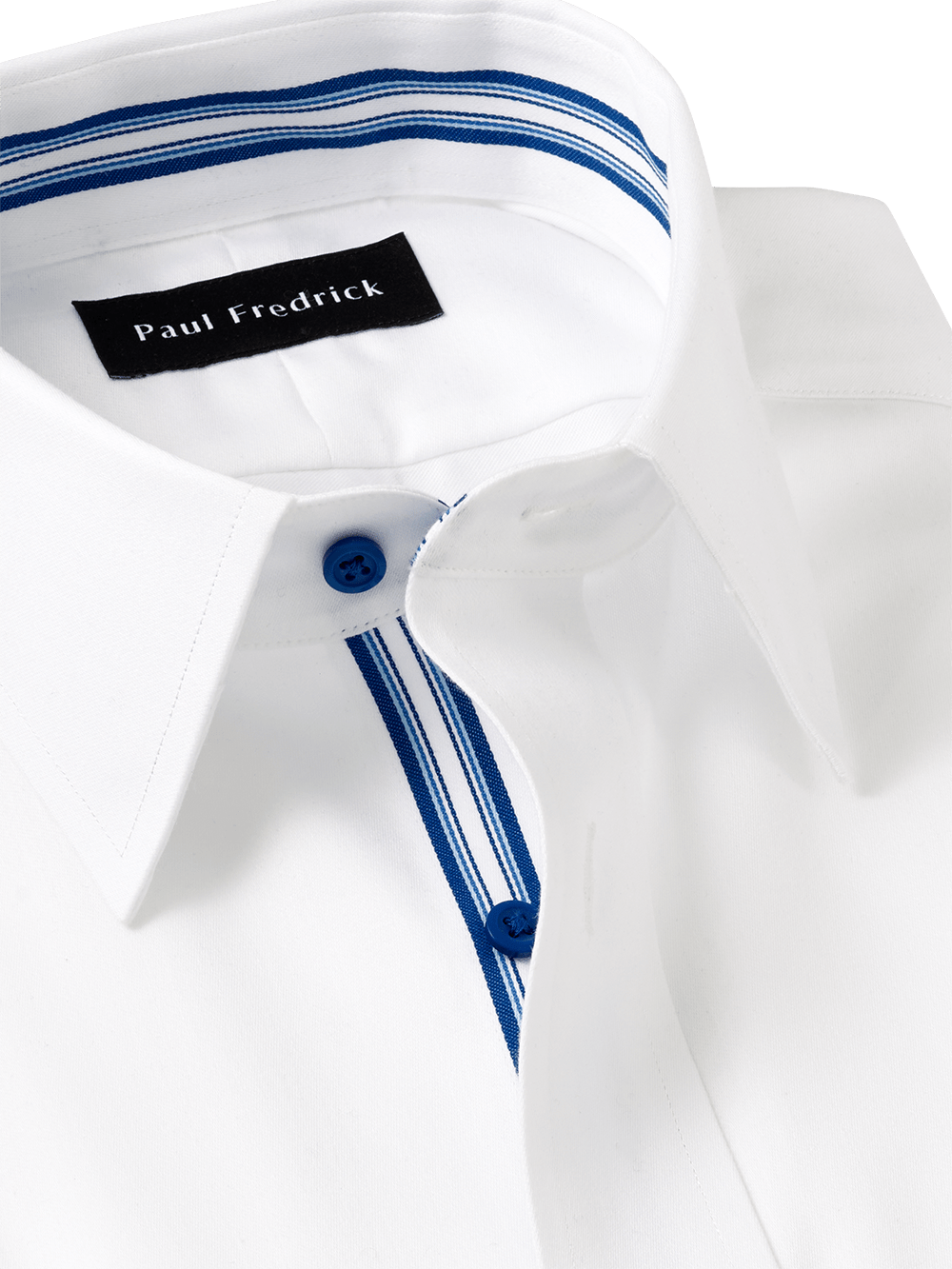 Alternate Image of Non-iron Cotton Solid Dress Shirt With Contrast Trim-2