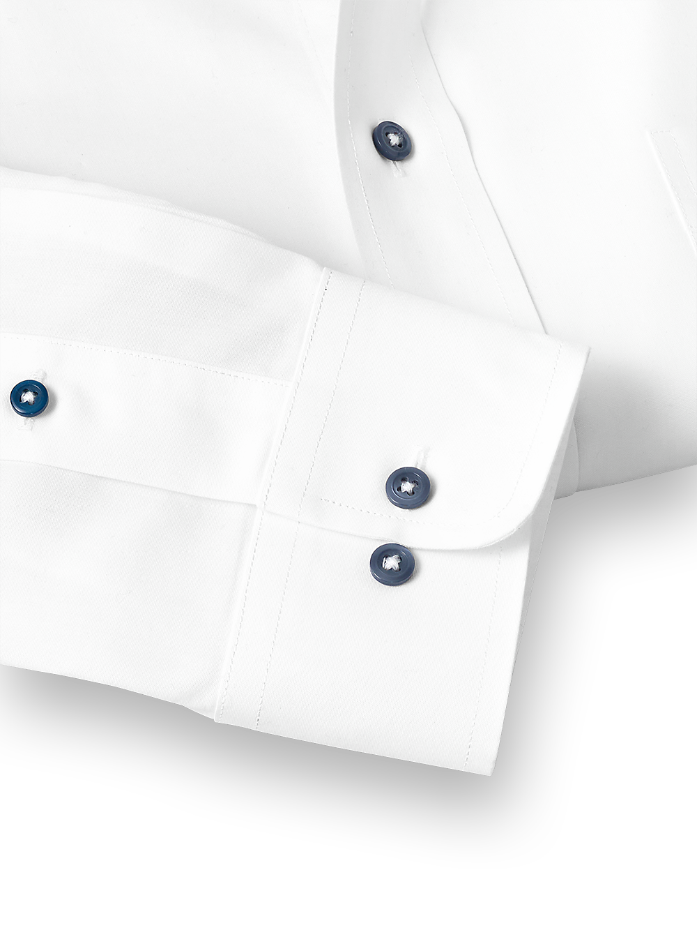 Alternate Image of Non-iron Cotton Solid Dress Shirt-3