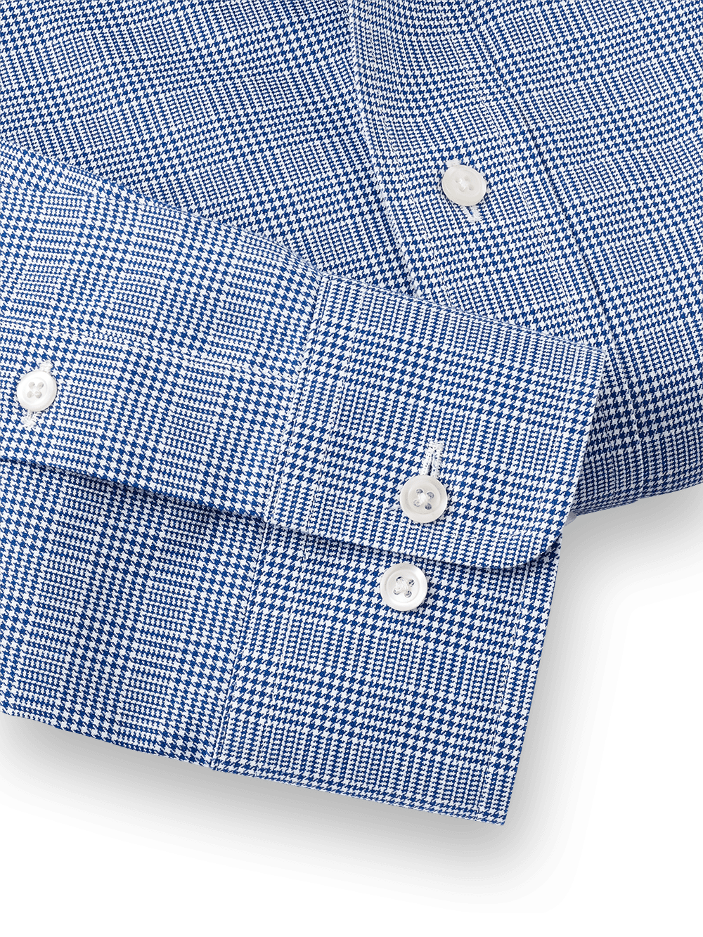 Alternate Image of Non-iron Cotton Plaid Dress Shirt With Contrast Trim-3