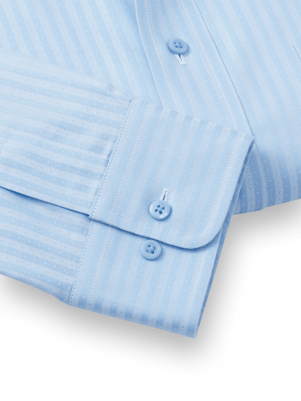 Alternate Image of Non-iron Cotton Stripe Dress Shirt-3