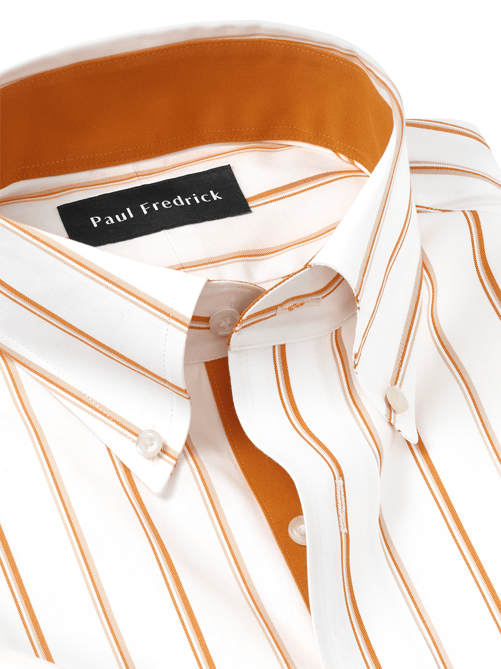 Alternate Image of Non-iron Cotton Stripe Dress Shirt With Contrast Trim-2