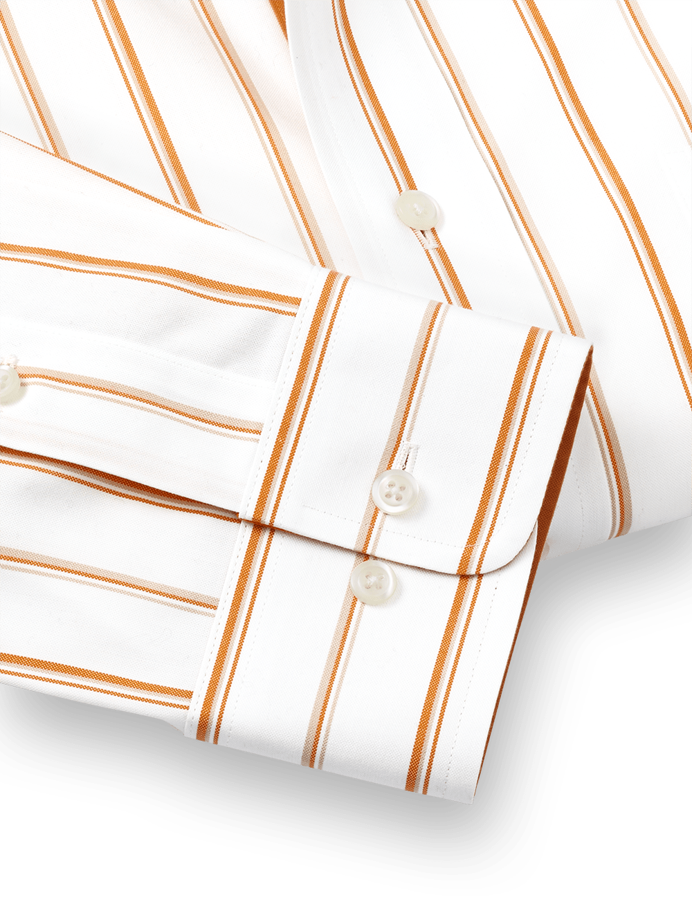 Alternate Image of Non-iron Cotton Stripe Dress Shirt With Contrast Trim-3