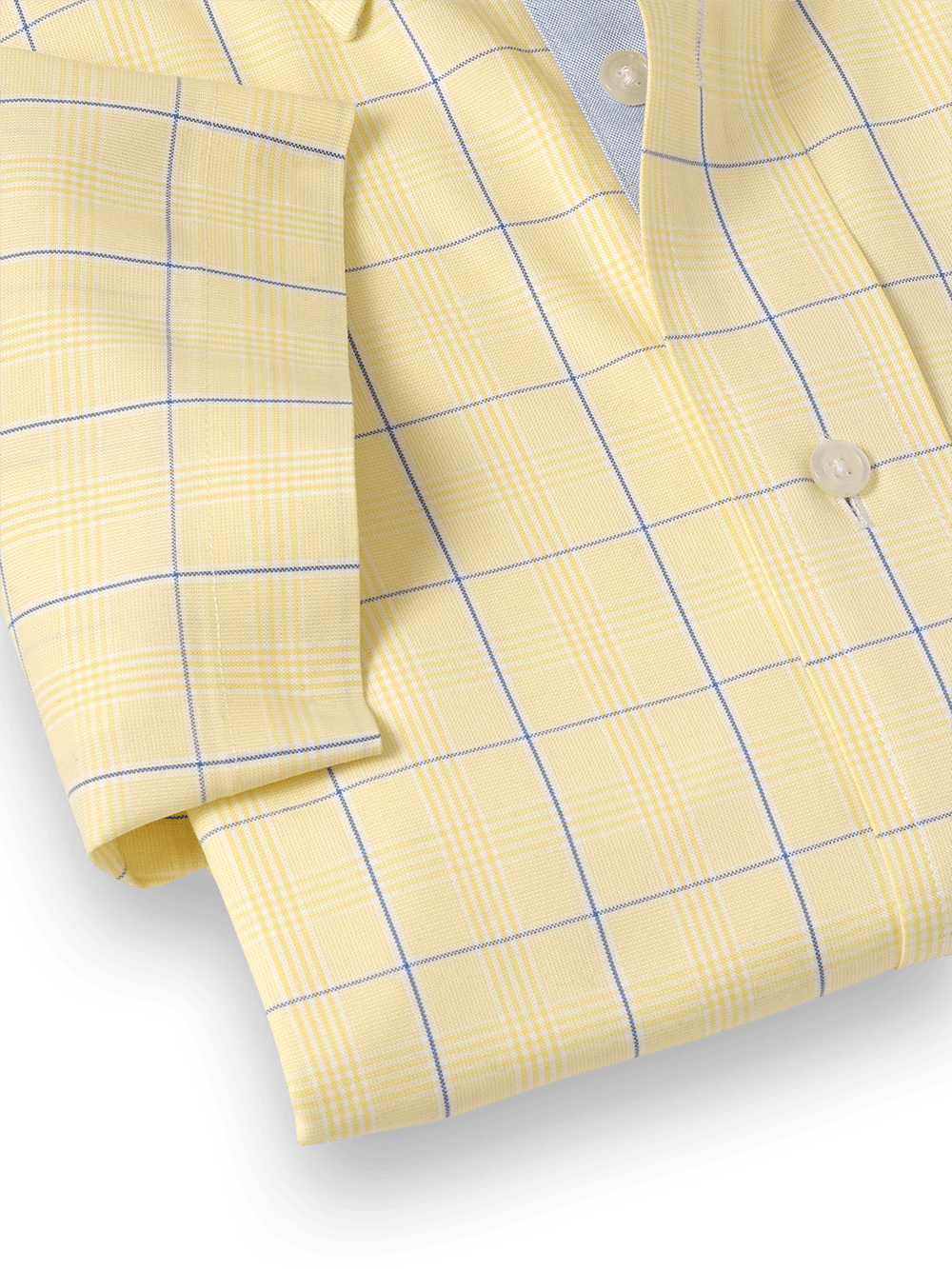 Alternate Image of Comfort Stretch Non-iron Check Dress Shirt With Contrast Trim-3