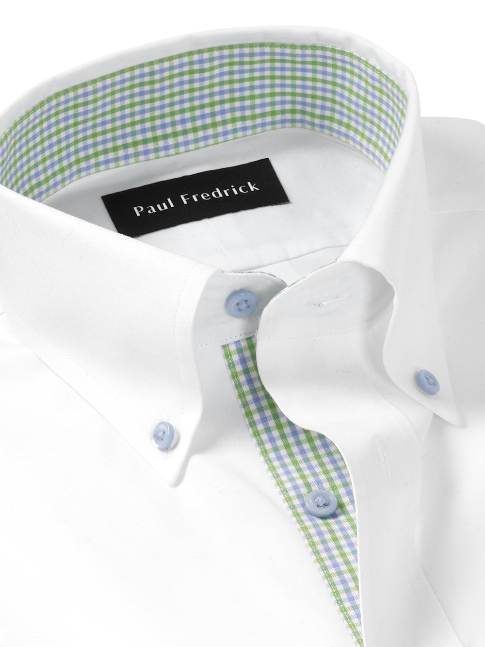 Alternate Image of Comfort Stretch Non-iron Solid Dress Shirt With Contrast Trim-6