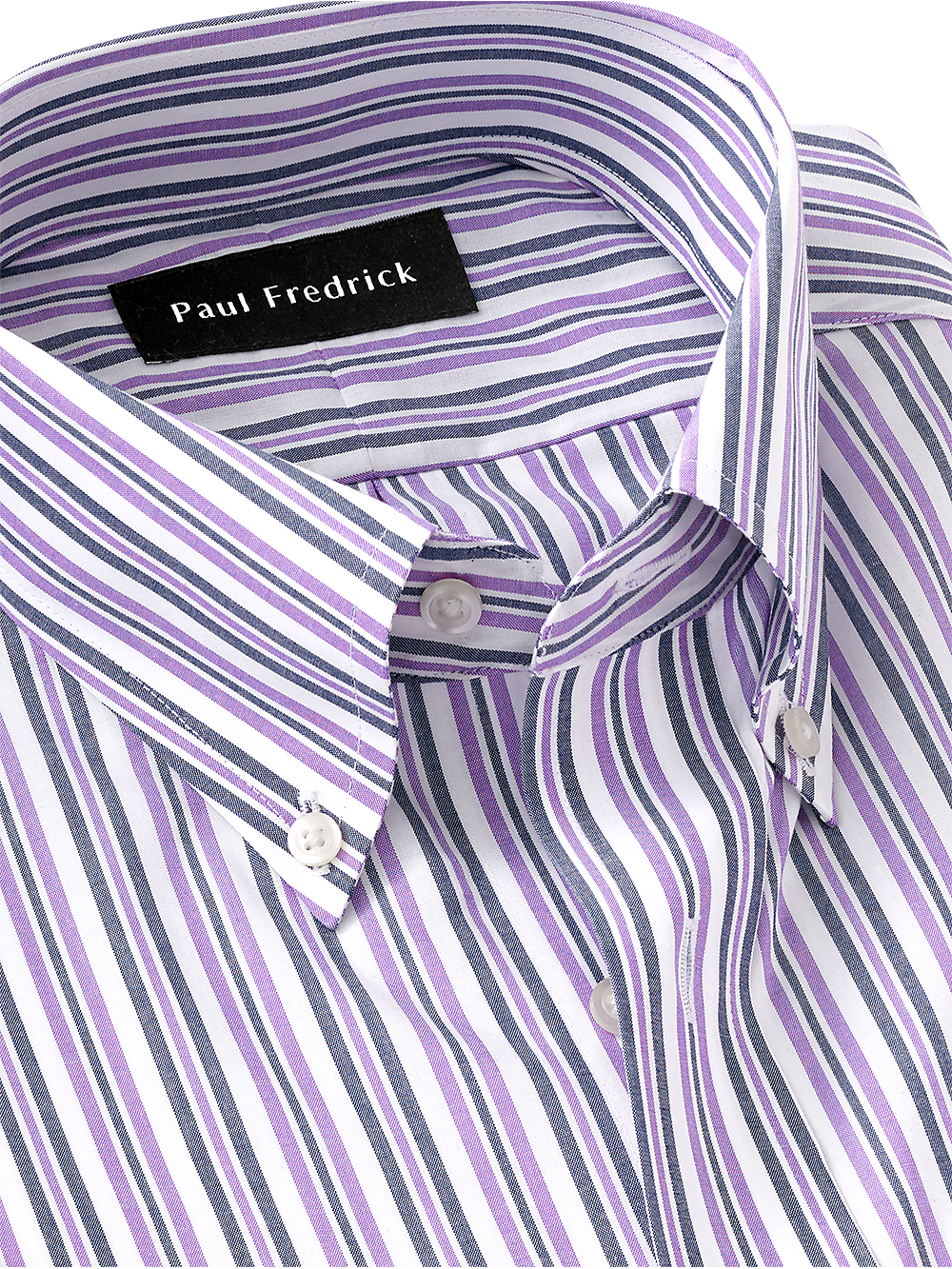 Alternate Image of Non-iron Cotton Stripe Dress Shirt-2