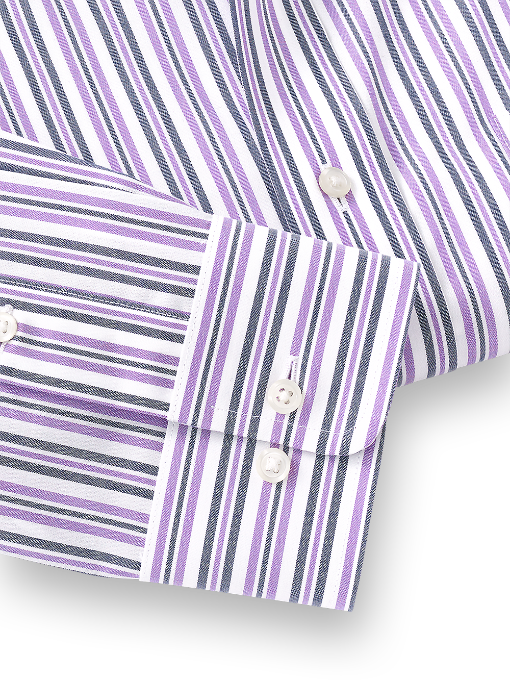 Alternate Image of Non-iron Cotton Stripe Dress Shirt-3