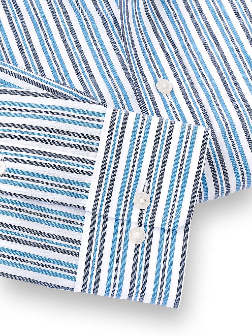 Alternate Image of Non-iron Cotton Stripe Dress Shirt-3