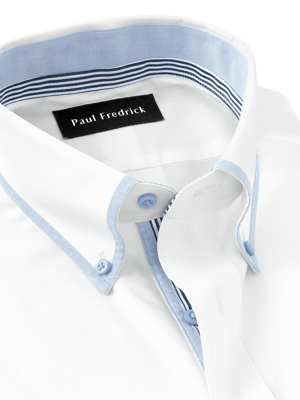 Alternate Image of Non-iron Cotton Solid Dress Shirt With Contrast Trim-6