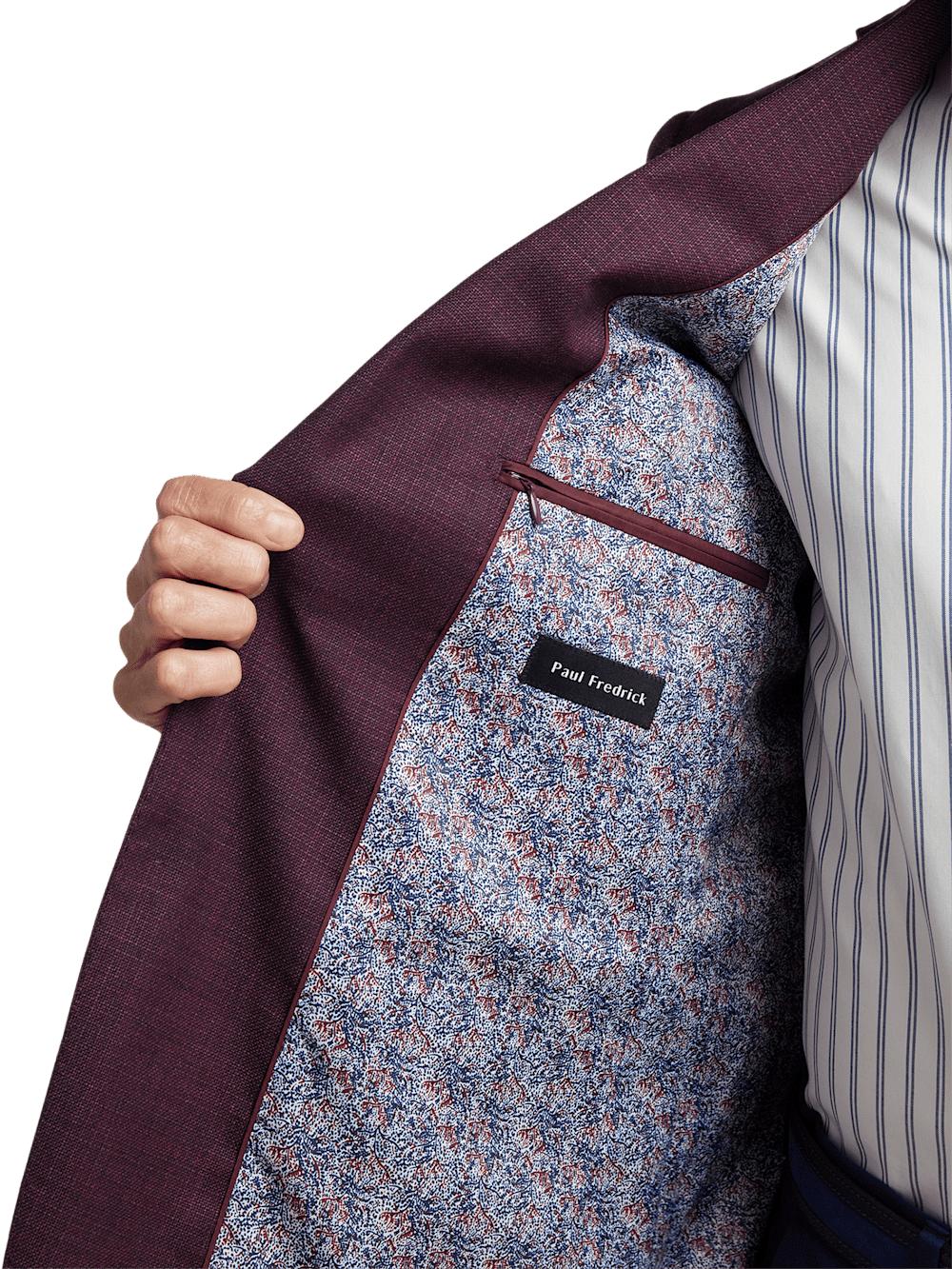 Alternate Image of Wool Single Breasted Notch Lapel Sport Coat-3