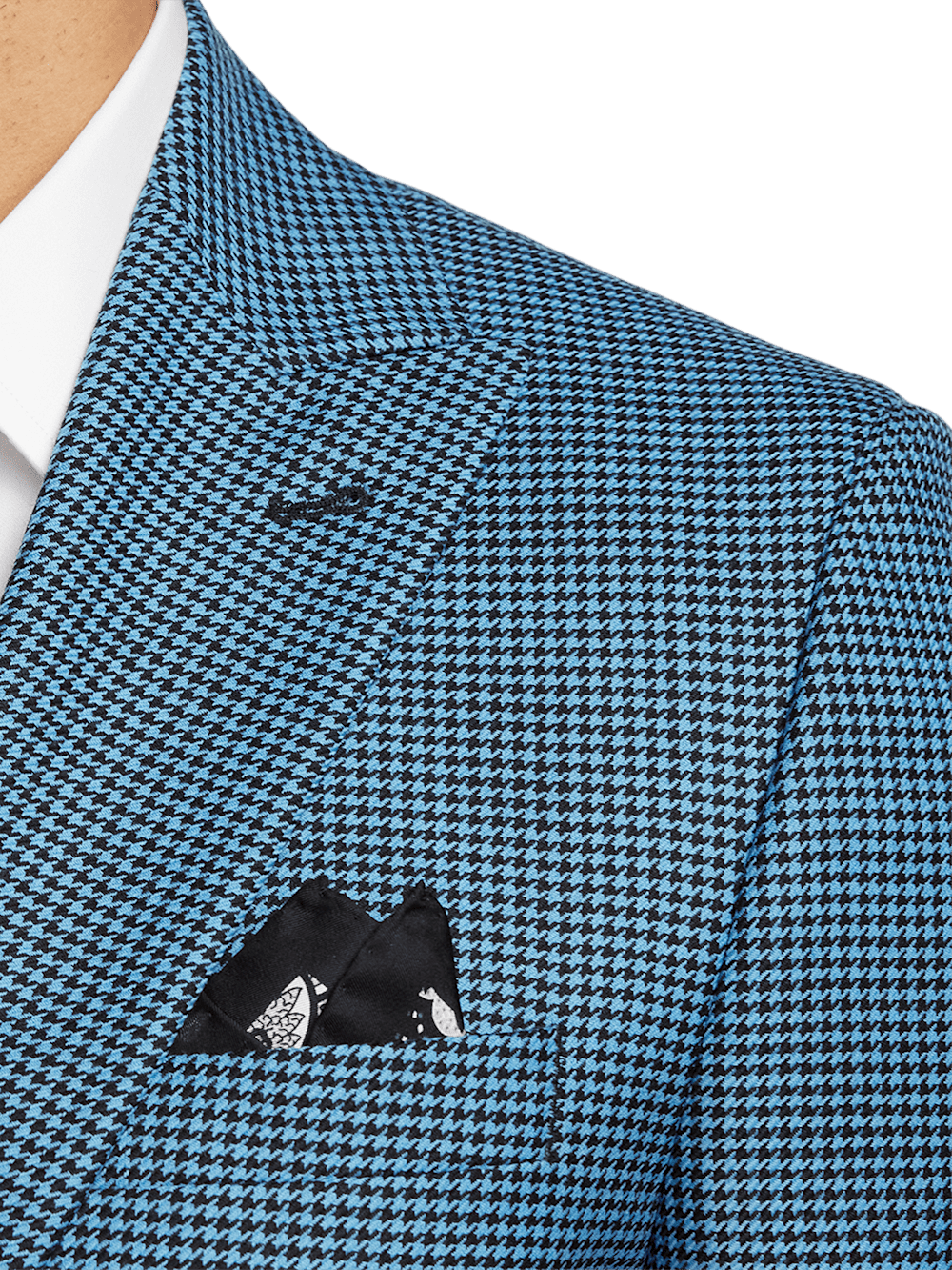 Alternate Image of Wool Houndstooth Single Breasted Peak Lapel Sport Coat-5