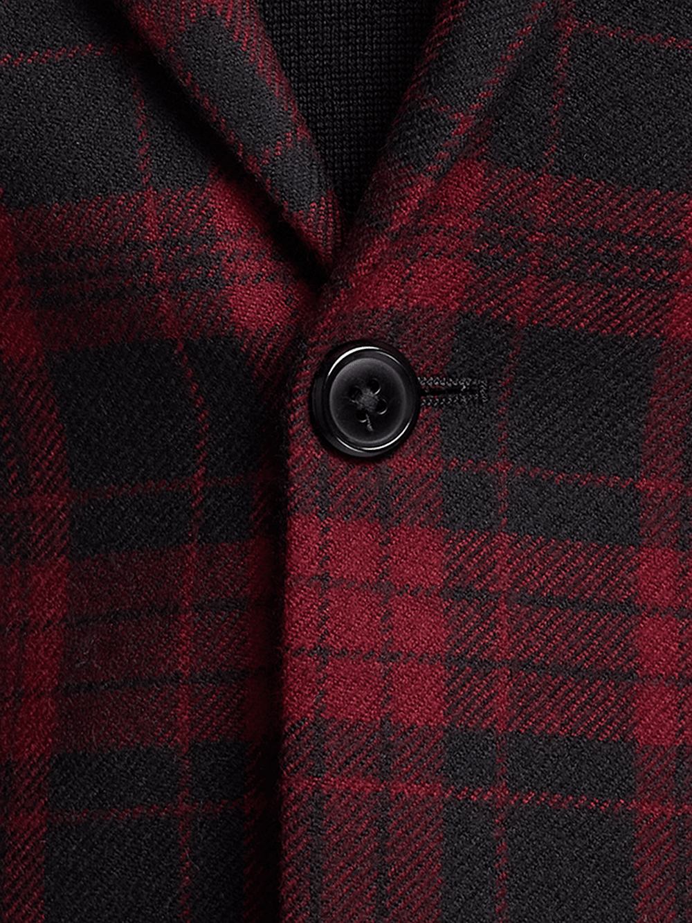 Alternate Image of Wool Plaid Single Breasted Notch Lapel Sport Coat-4
