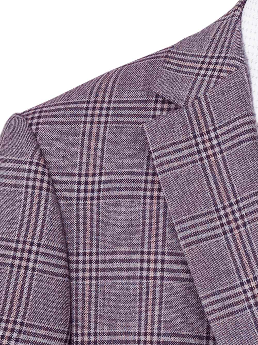 Alternate Image of Wool Plaid Single Breasted Notch Lapel Sport Coat-3