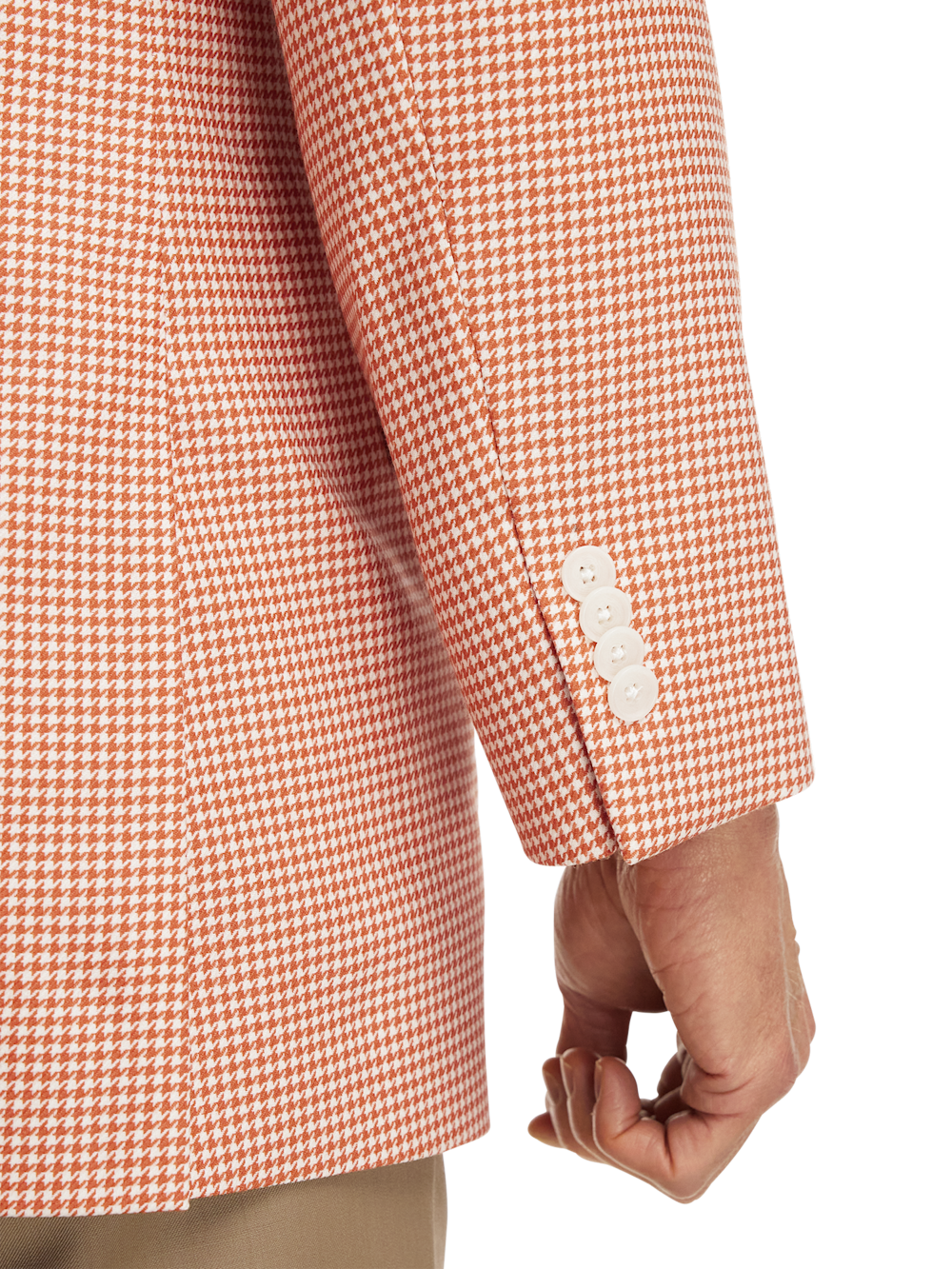 Alternate Image of Wool Houndstooth Single Breasted Peak Lapel Sport Coat-2