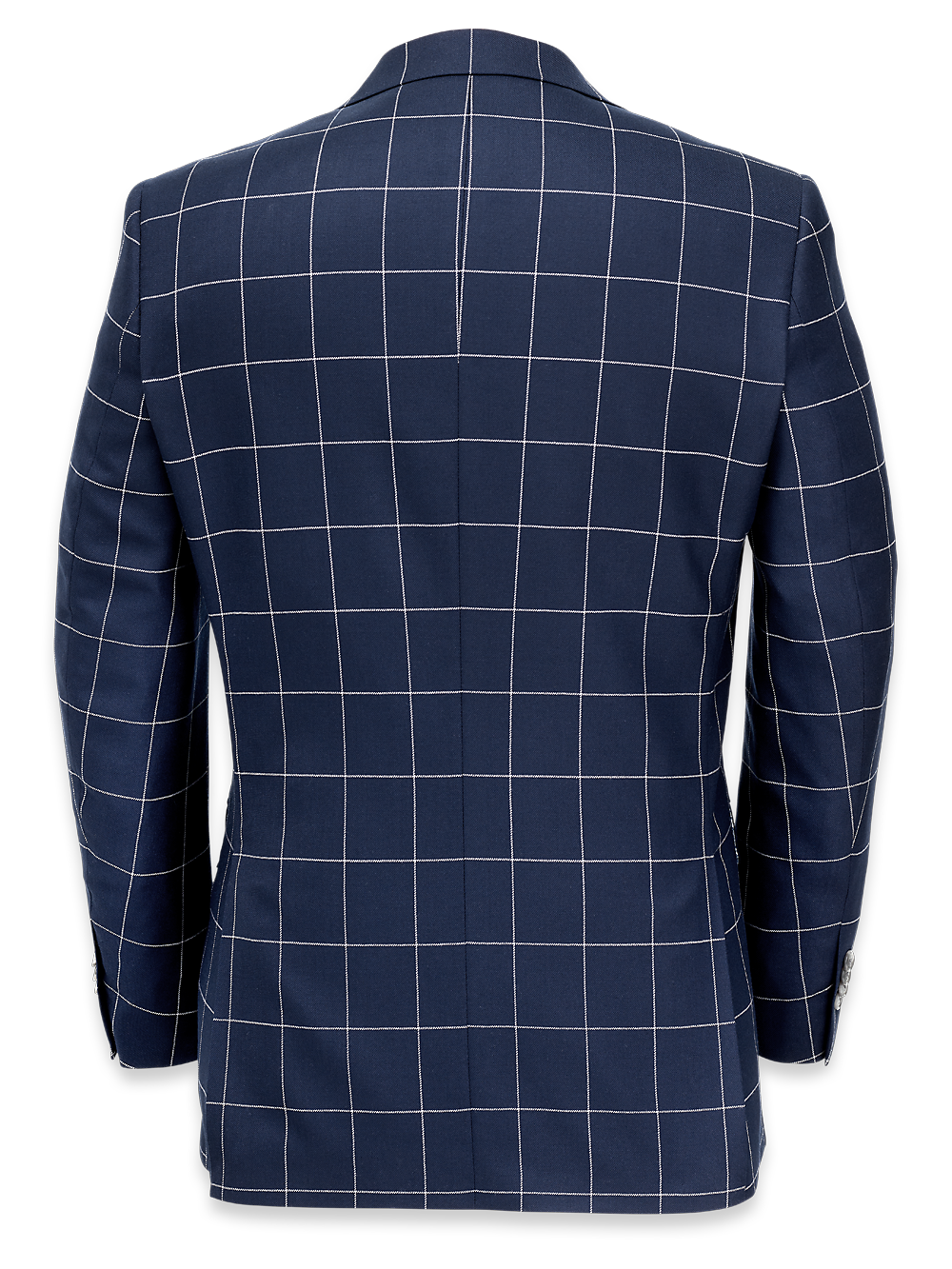 Alternate Image of Wool Windowpane Double Breasted Sport Coat-4