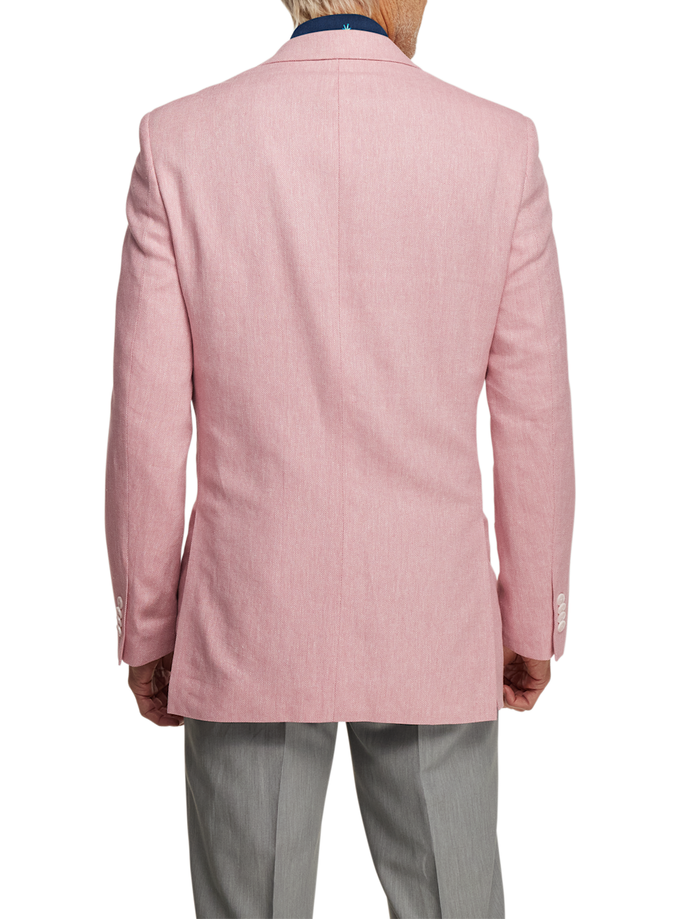 Alternate Image of Linen Blend Herringbone Notch Lapel Sport Coat-6