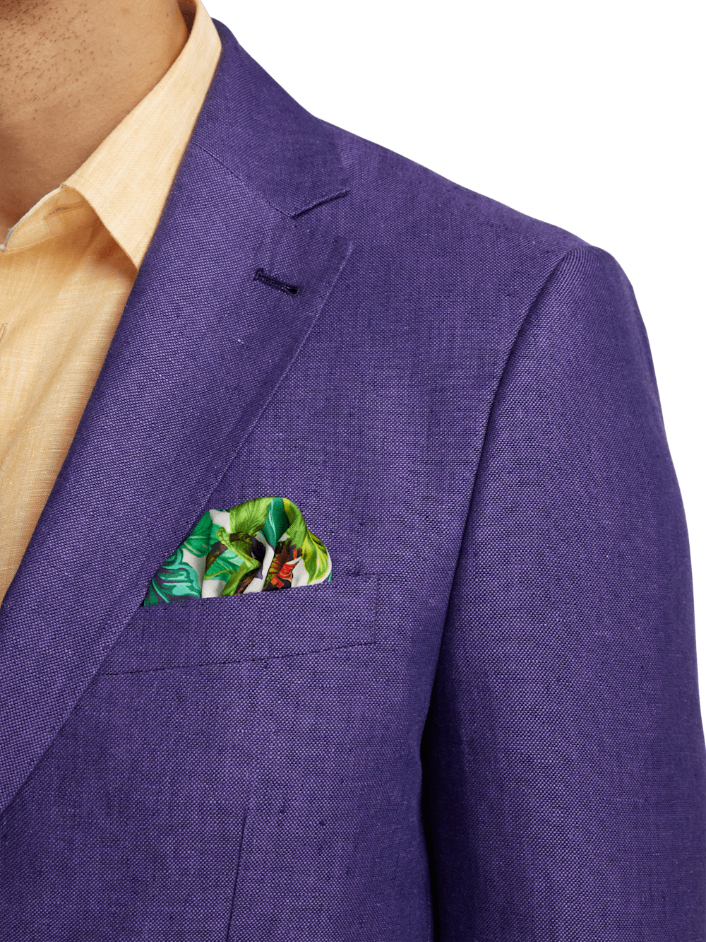 Alternate Image of Linen Single Breasted Notch Lapel Sport Coat-5