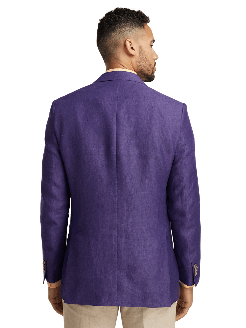 Alternate Image of Linen Single Breasted Notch Lapel Sport Coat-6