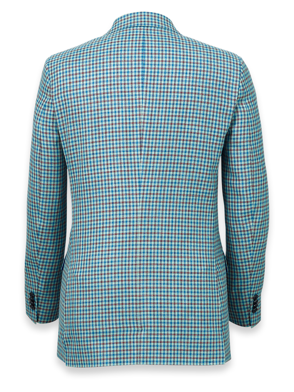 Alternate Image of Wool Blend Check Notch Lapel Sport Coat-4