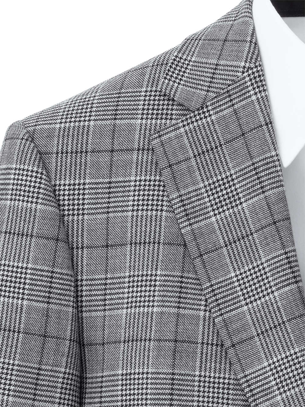 Alternate Image of Wool Plaid Single Breasted Notch Lapel Sport Coat-3
