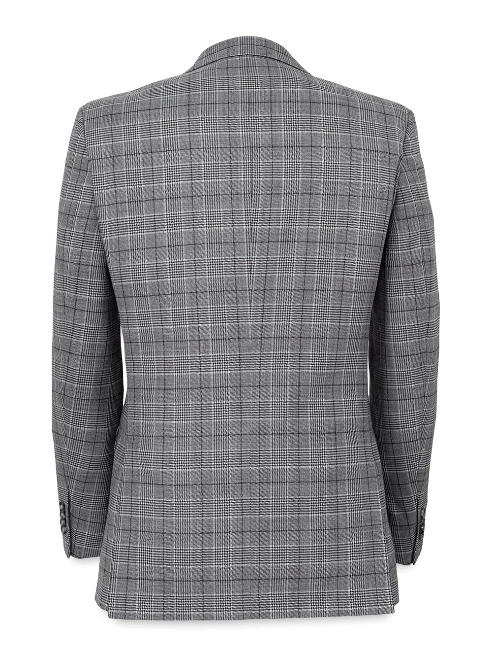 Alternate Image of Wool Plaid Single Breasted Notch Lapel Sport Coat-4