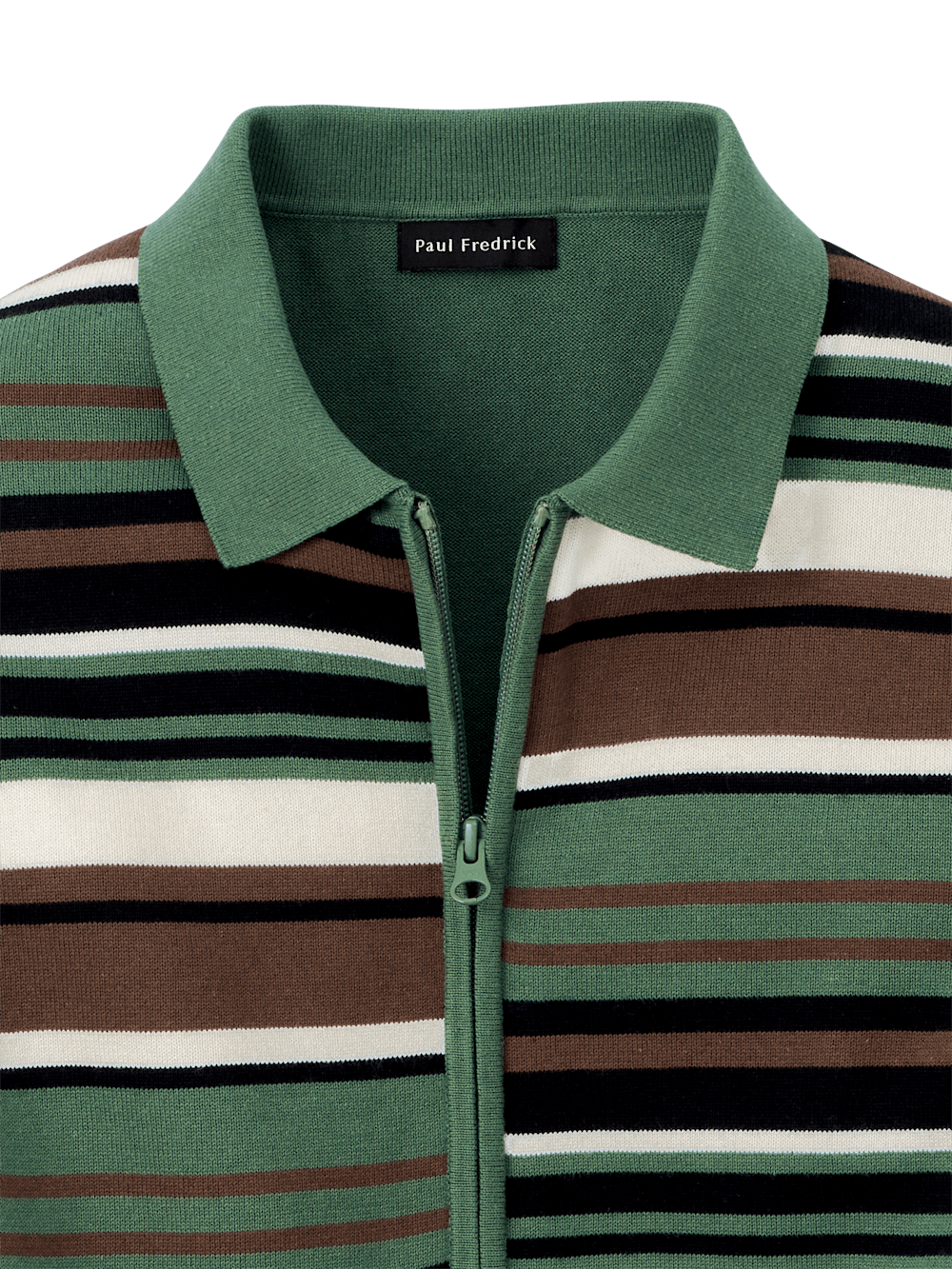 Alternate Image of Cotton Full Zip Polo-5