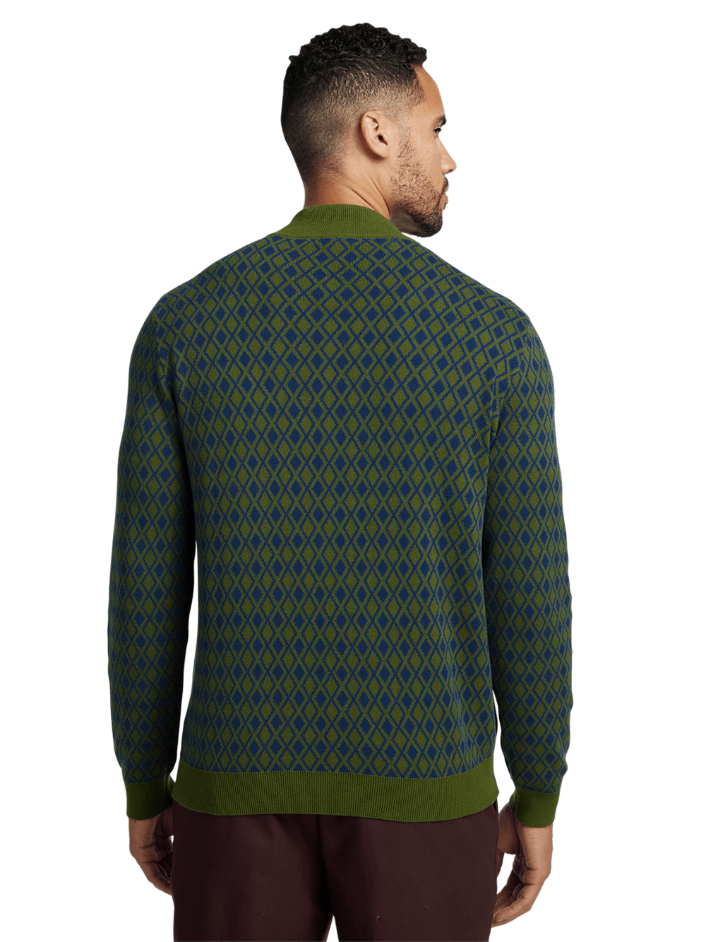 Alternate Image of Cotton Quarter Zip Mock Neck Sweater-4