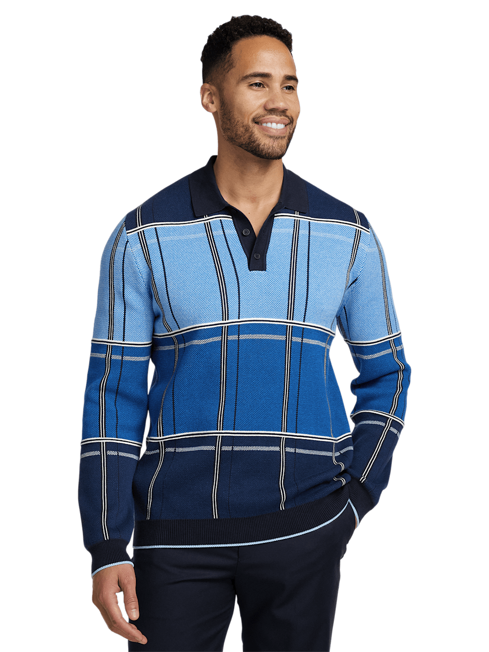 Alternate Image of Cotton Three Button Polo-1