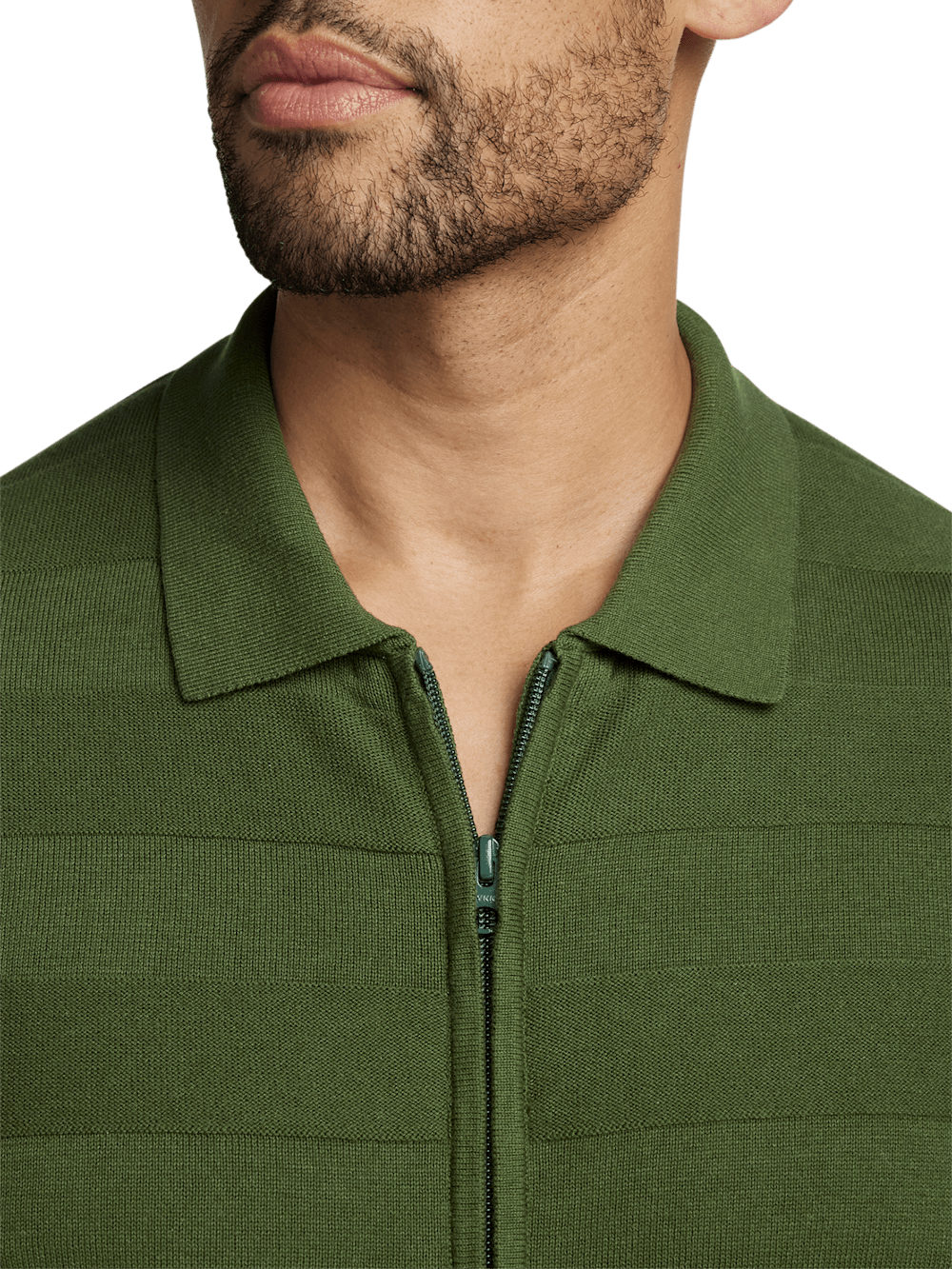Alternate Image of Cotton Full Zip Polo-2