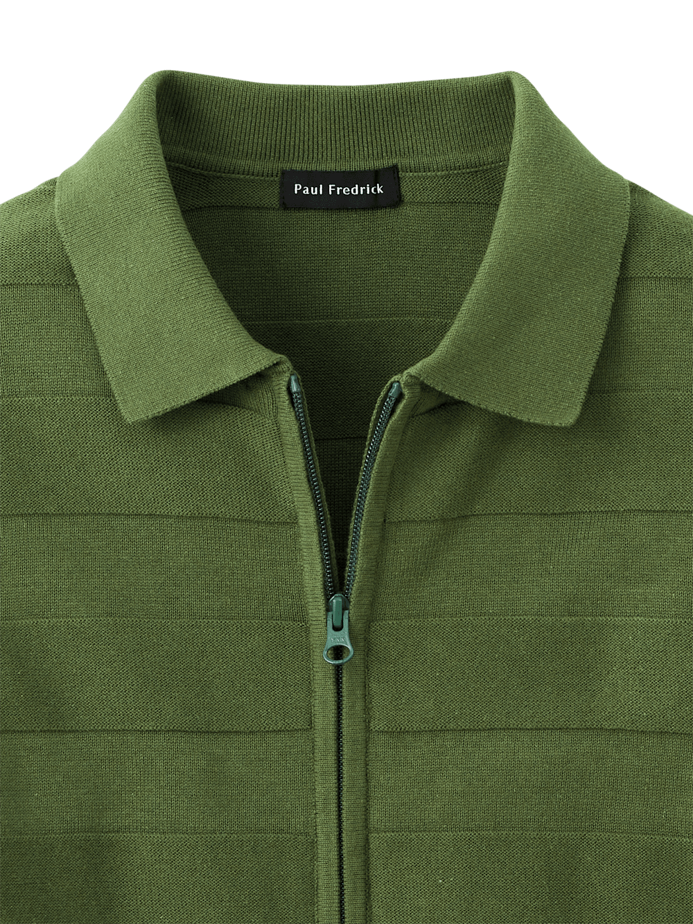 Alternate Image of Cotton Full Zip Polo-5