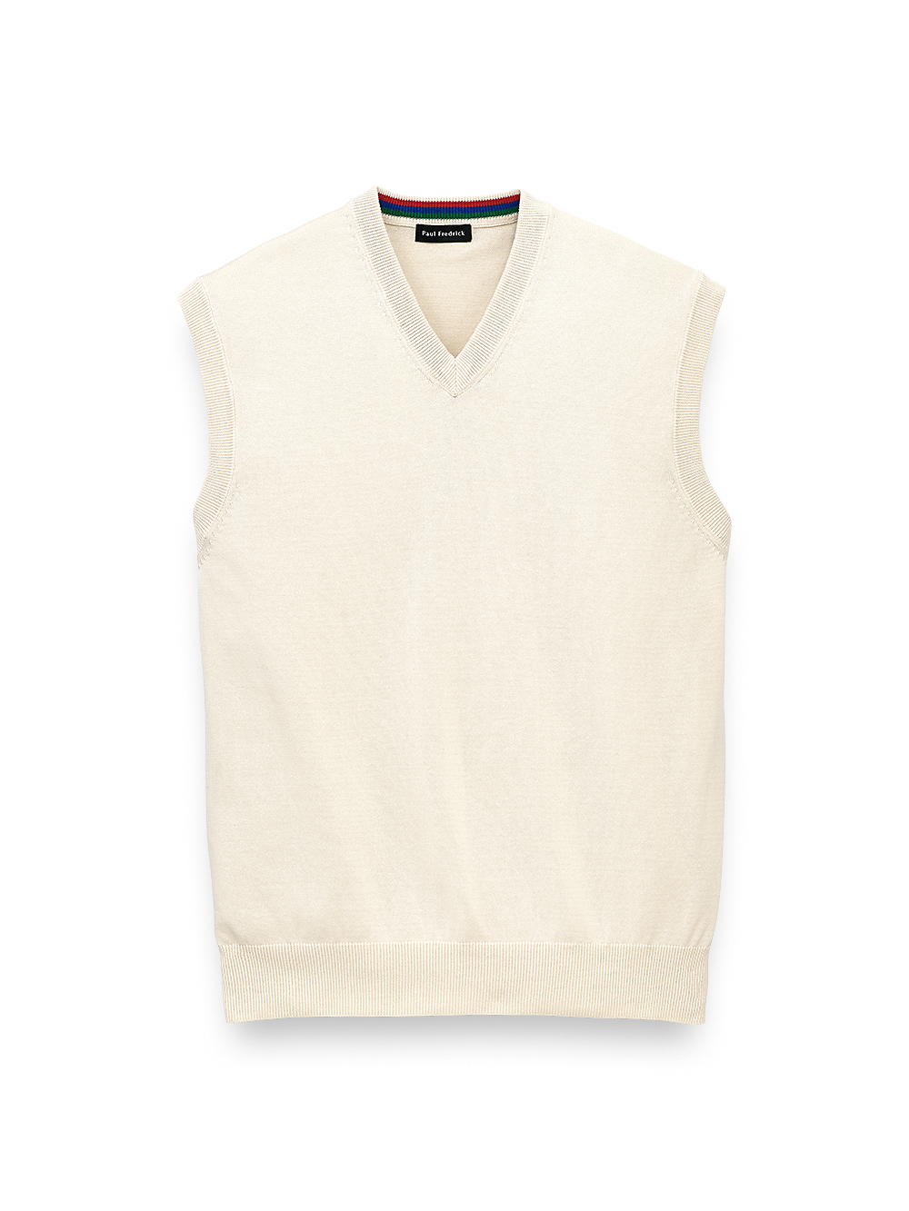 Product Image of Supima Cotton Vest-Ivory