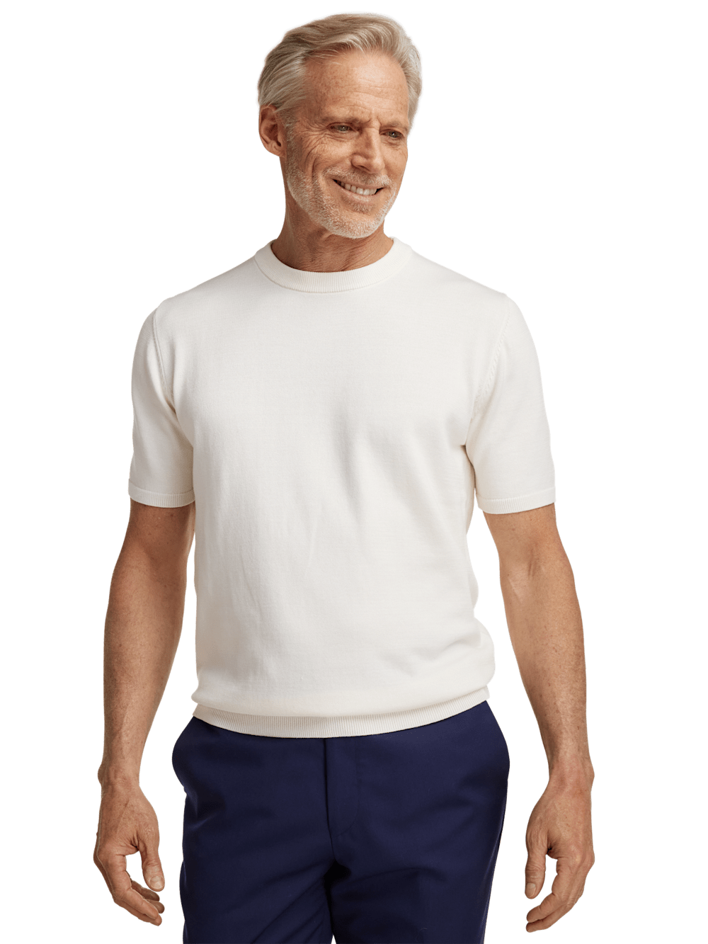 Alternate Image of Supima Cotton Crew Neck Sweater-1